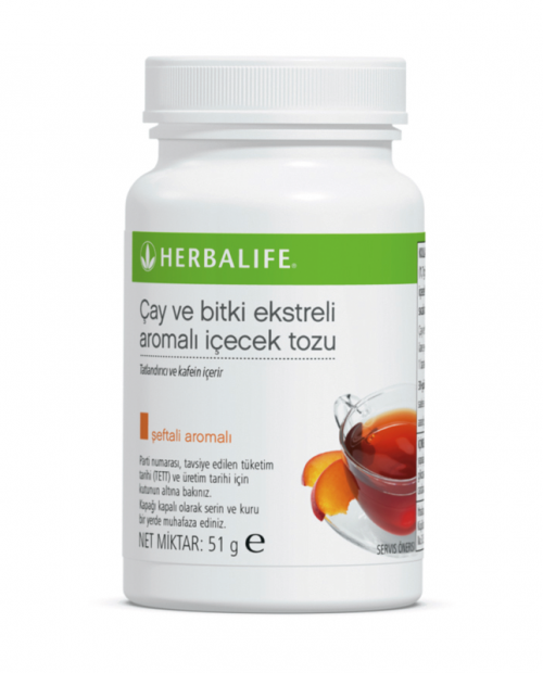 Çay ve Bitki Ekstreli Aromalı İçecek Tozu Şeftali 51 g
