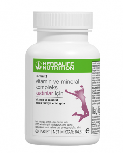 Formül 2 Vitamin ve Mineral Kompleks Kadınlar İçin 60 Tablet